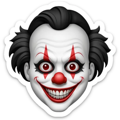 Art the clown Terrifier movi sticker