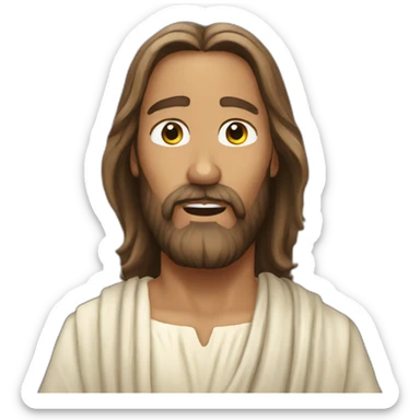 Jesus if he was australian sticker