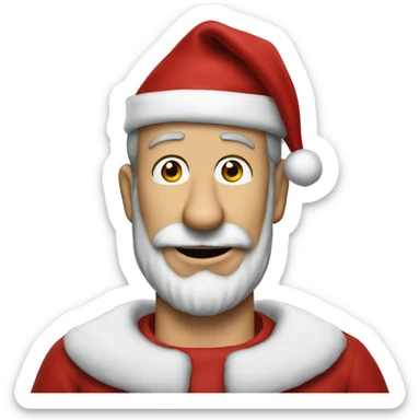 tim allen dressed as santa claus sticker