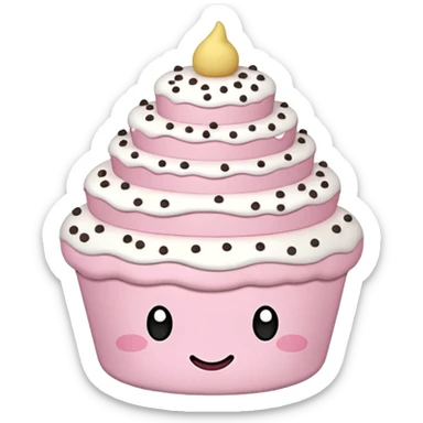 Jellycat cake sticker