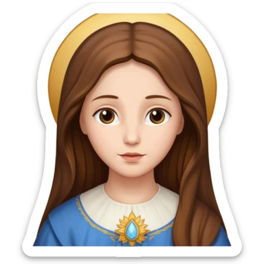 The blessed Virgin Mary sticker