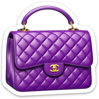 Purple Chanel handbag  sticker