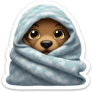 Snuggle in blanket  sticker
