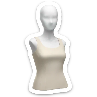 mannequin for designing clothes with clothes on it  sticker