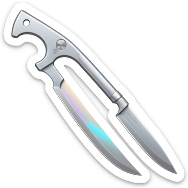 trailing point blade sticker