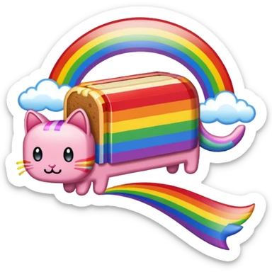 nyan cat sticker