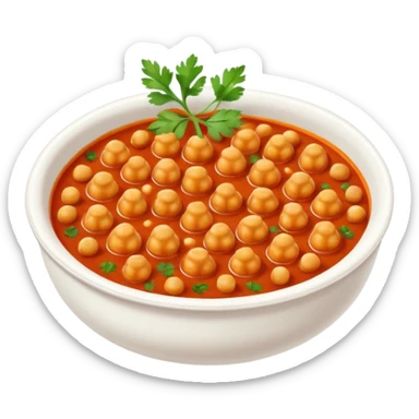 chana masala sticker