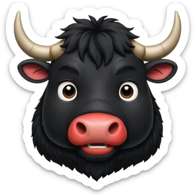 Ferdinand (black) from the Ferdinand disney movie sticker