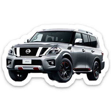 Grey nissan patrol nismo 2018 sticker