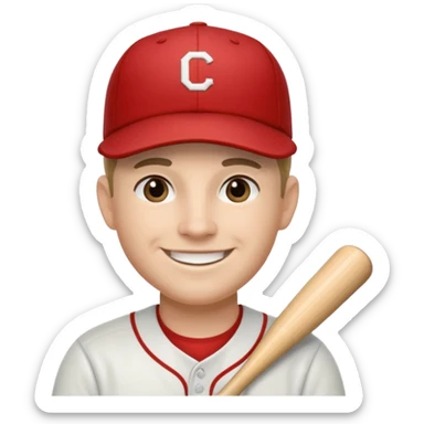 autobus de equipo llevando a egnte de basebal  y un choer sticker