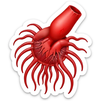 Plz make a Blood perfect image in human body parts sticker