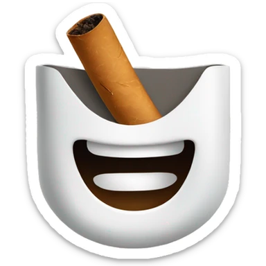 tobacco in the gums emoij sticker