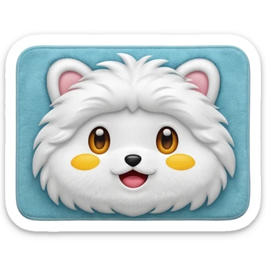 Bath mat plain,no pictures, no emojies  sticker