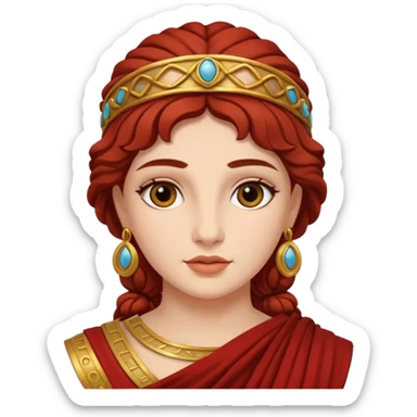 ancient roman women sticker