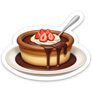 chocolate dutch baby sticker