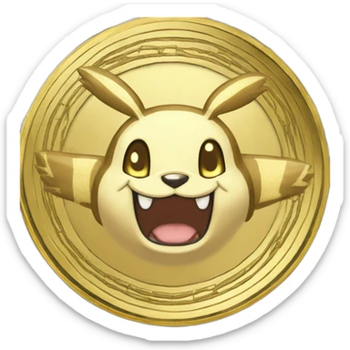 pokemon money gold coin pokecoin pokedollar dollar sticker