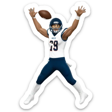 Brock Purdy throwing a touchdown sticker