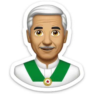 President of the Republic of Algeria  sticker