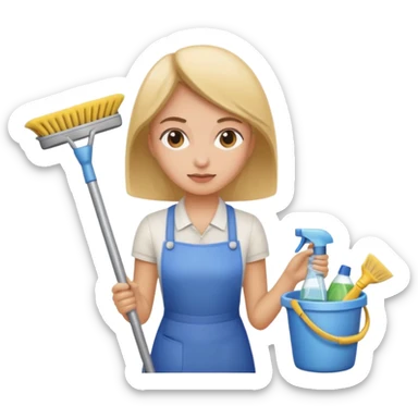 Mum organization home cleaning sticker