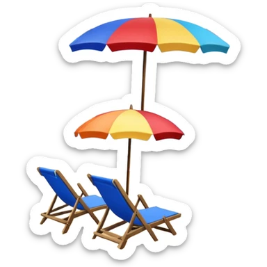 Cosas de playa sticker