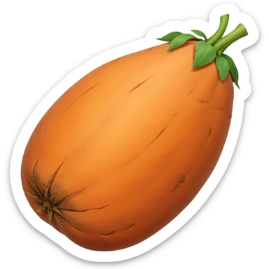 Sweet potato sticker