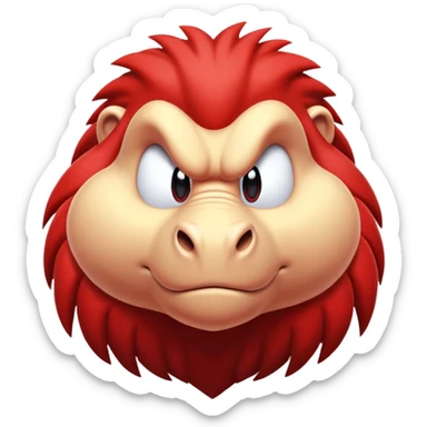Knuckles the echidna  sticker