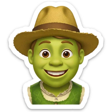 Shrek Yodeling  sticker