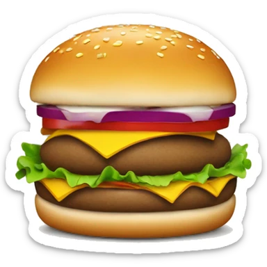 Burger but top bun has mouse ears sticker
