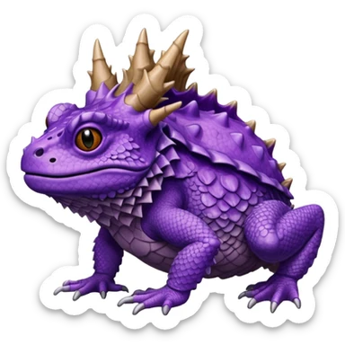 TCU horned frog sticker