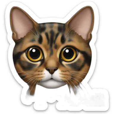 diluted tortie sticker