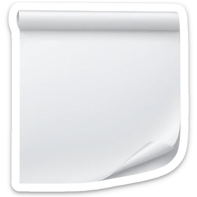 papel de forma mas recta  sticker