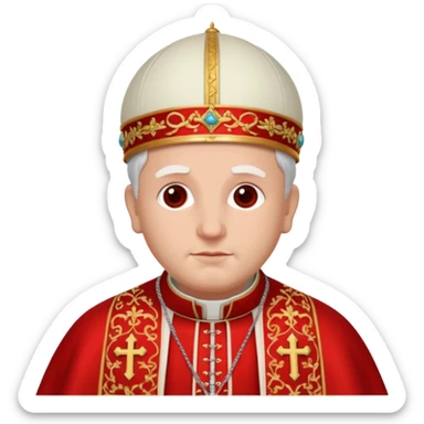 Pope Leo with Mozetta sticker