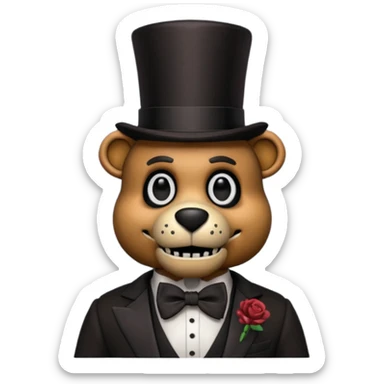 Freddy Fazbear from Five Nights At Freddy's Moive sticker