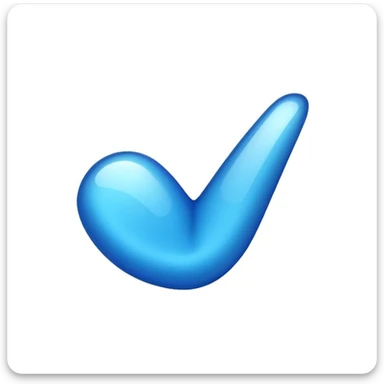 Verified blue tick emoji  sticker