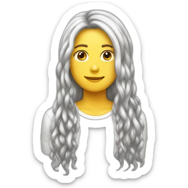 Long-hair-tubaplayer-whitemale sticker