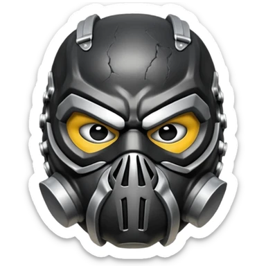 bane maske emojisi sticker