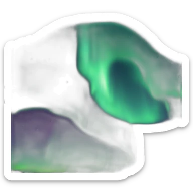 Aurora borealis sticker