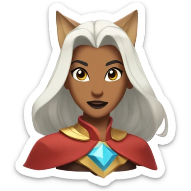 Catra from she-ra and princesses of power  sticker