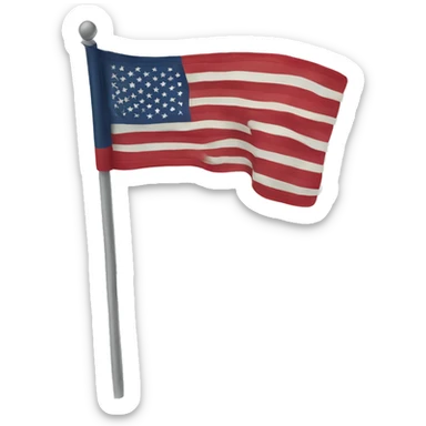 USA flag  sticker