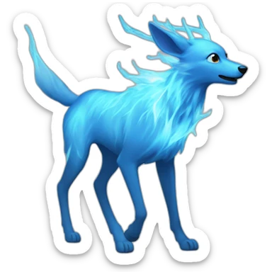 Expecto Patronus blue sticker
