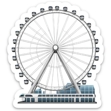 London Eye ferris wheel sticker