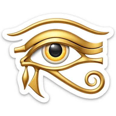 Eye of ra in heaven sticker