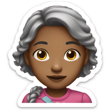 Girl with Jodie sticker