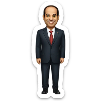 Abdel Fattah el-Sisi sticker