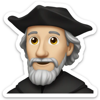 John Calvin sticker