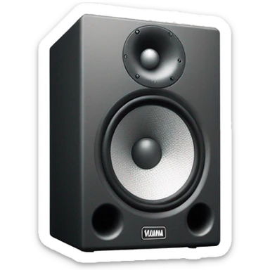 studio monitors, yamaha hs8  sticker