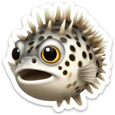 Porcupine Fish sticker