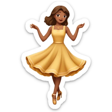 Café bailando  sticker