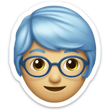 fait moi un tiret du 6 "-" mais avec la couleur bleu sticker