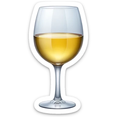 wine glass sticker